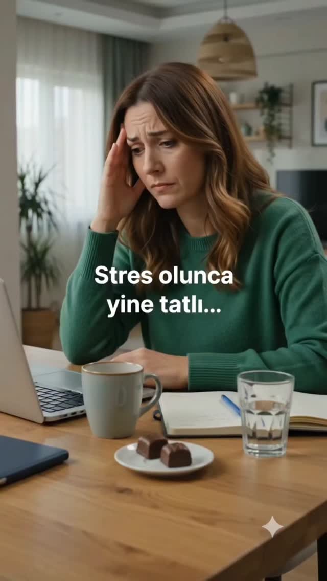 Kilo vermek isteyen bireylerde bazen en büyük problem tatlı krizleri olabiliyor.

Tatlı krizleri sadece açlık değildir. 

Bazen stresle gelir, 
bazen yorgunlukla, 
bazen de ortada hiçbir şey yokken… 
